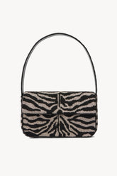 TOMMY BEADED BAG BLACK WHITE - STAUD US