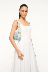 TOMMY BEADED BAG LIGHT BLUE CREAM - STAUD near me