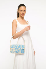 TOMMY BEADED BAG LIGHT BLUE CREAM - STAUD near me