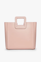 SHIRLEY LEATHER BAG BLUSH - STAUD online