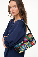 TOMMY BEADED BAG BLACK MILLEFIORI - STAUD sale