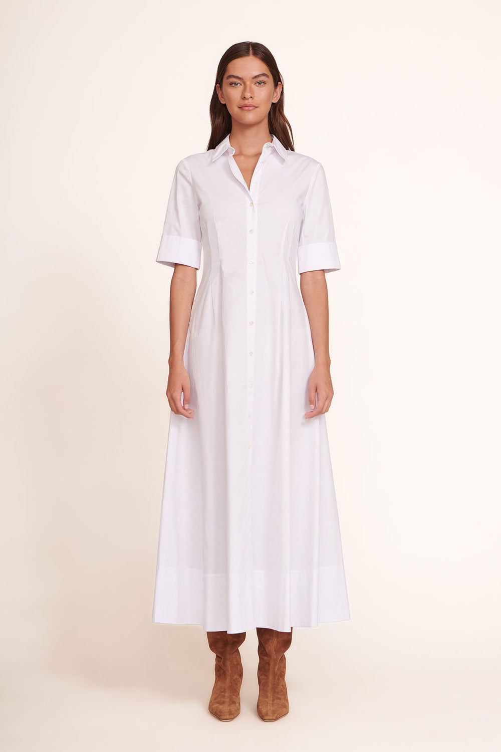 JOAN MAXI DRESS WHITE - STAUD near me