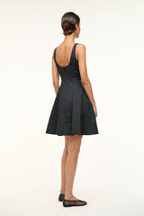 MINI WELLS DRESS BLACK - STAUD online