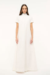 ILANA DRESS WHITE - STAUD US