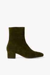 AIMEE SHORT BOOT OLIVE SUEDE - STAUD sale
