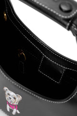 CUSTOM MINI MOON BAG BLACK - STAUD online