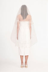 CUSTOM EMBROIDERED INITIALS VEIL - STAUD outlet
