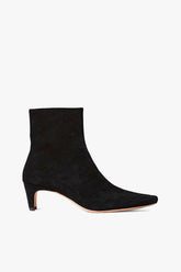 WALLY ANKLE BOOT BLACK SUEDE - STAUD US