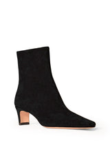 WALLY ANKLE BOOT BLACK SUEDE - STAUD US