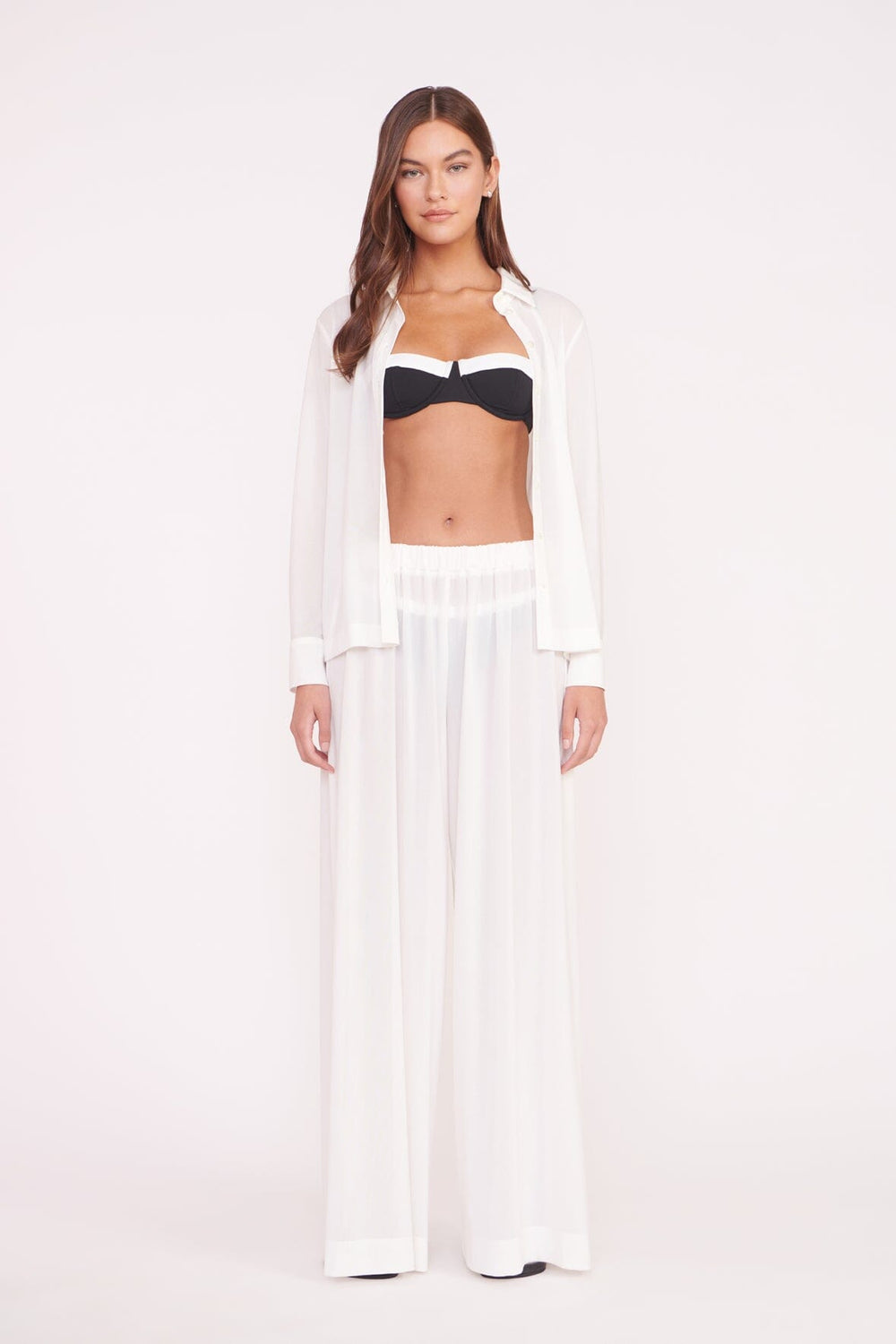 MARZA PANT WHITE - STAUD online