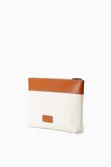 C.BONZ CUSTOM DUCKIE ZIP POUCH CREAM TAN - STAUD sale