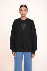 CUSTOM x C.BONZ OVERSIZED SWEATSHIRT GREY - STAUD for sale