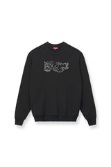 CUSTOM x C.BONZ OVERSIZED SWEATSHIRT GREY - STAUD for sale