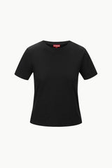 CREW NECK T SHIRT BLACK - STAUD outlet