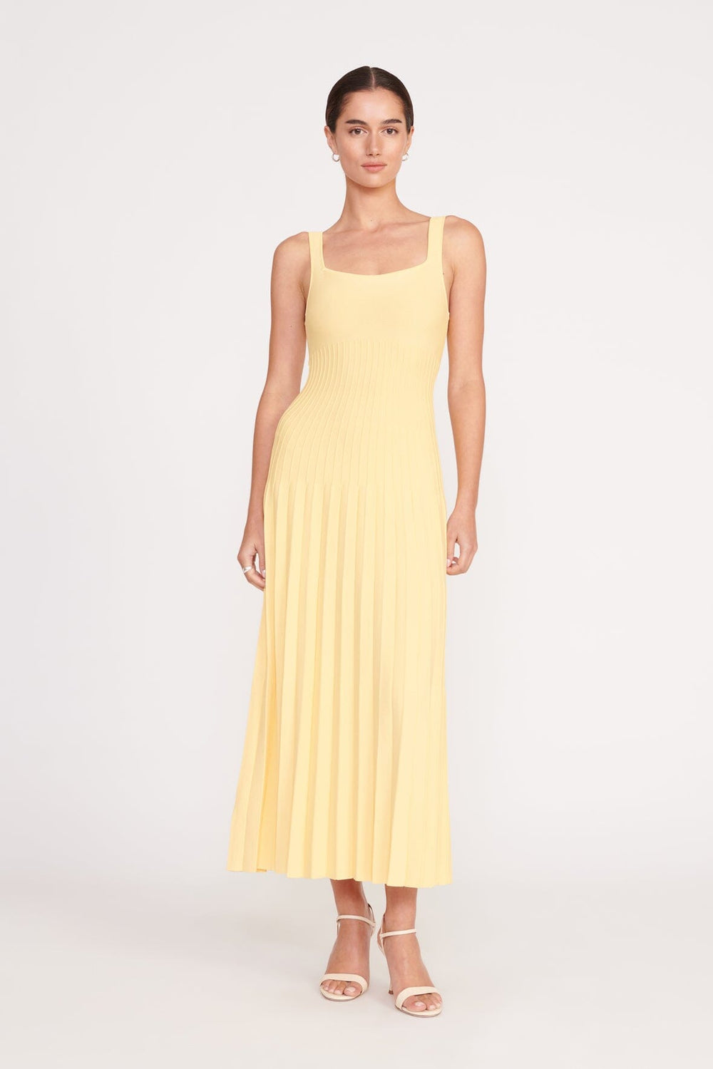 ELLISON DRESS LEMON DROP - STAUD for sale