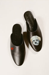 CUSTOM ABBY SLIPPER BLACK - STAUD outlet