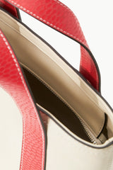 CUSTOM ALLORA MINI TOTE CREAM RED ROSE - STAUD for sale