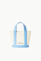 CUSTOM ALLORA MINI TOTE CREAM BLUE - STAUD online