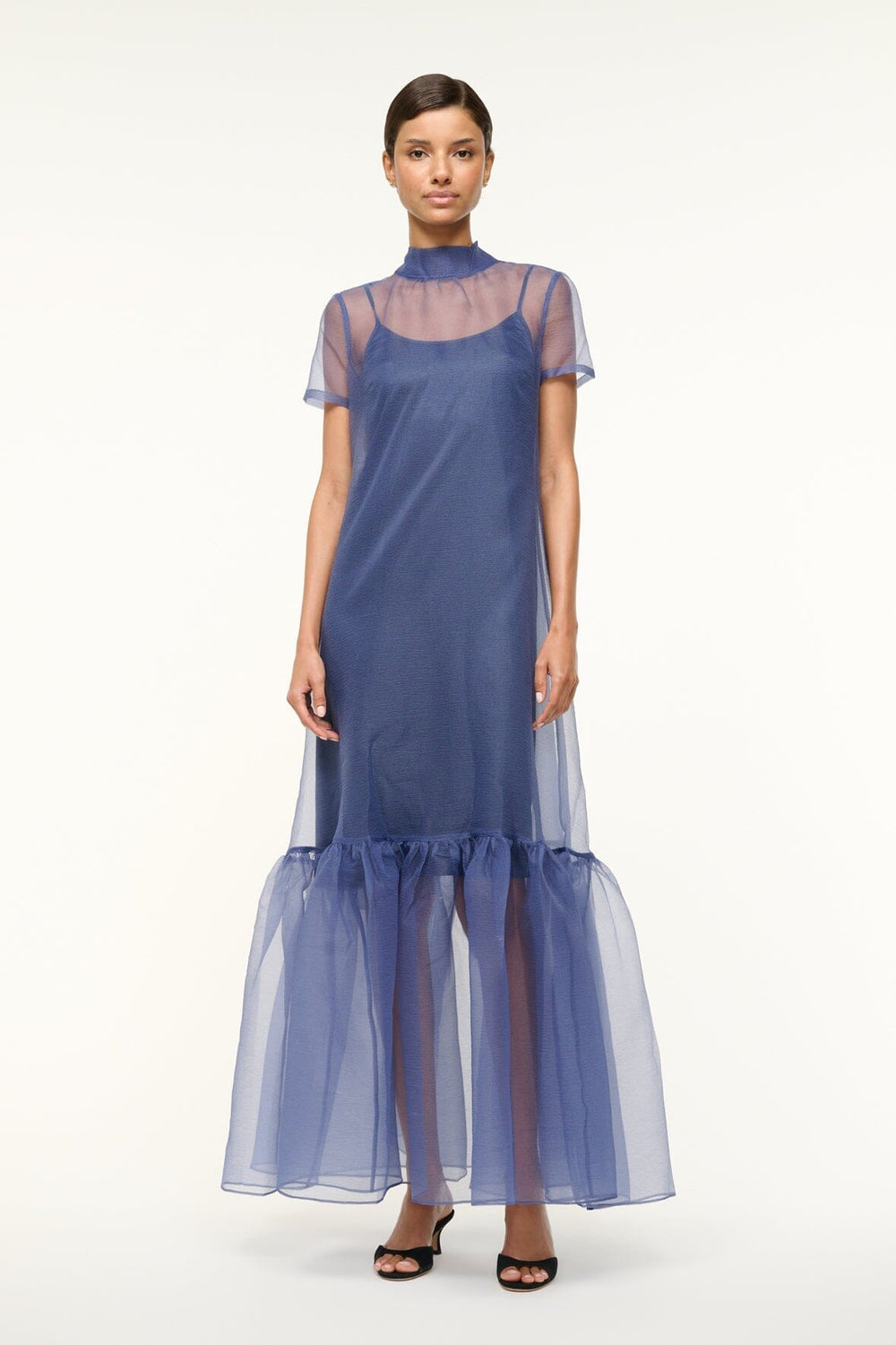 CALLUNA DRESS NAVY - STAUD online