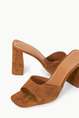SLOANE HEEL TAN SUEDE - STAUD sale