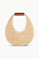 MOON RAFFIA BAG NATURAL TAN - STAUD online