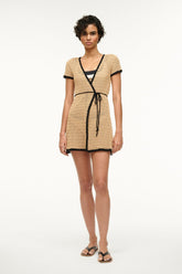 SPRITZ COVERUP DRESS NATURAL - STAUD US