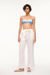 ALIZE PANT WHITE - STAUD US