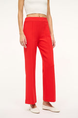 KNACK PANT RED ROSE - STAUD US