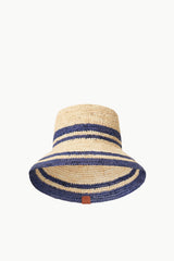 RITA BUCKET HAT NATURAL NAVY - STAUD US