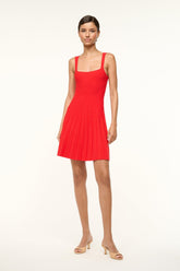 MINI ELLISON DRESS RED ROSE - STAUD sale