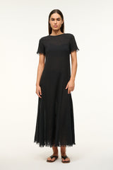 LE HAVRE DRESS BLACK - STAUD US