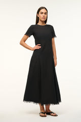 LE HAVRE DRESS BLACK - STAUD US