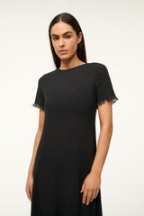 LE HAVRE DRESS BLACK - STAUD US