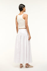 PROCIDA SKIRT WHITE - STAUD US