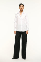 ROXBURY POPLIN SHIRT WHITE - STAUD near me