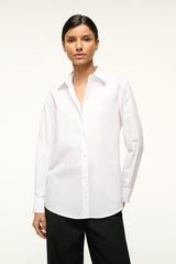 ROXBURY POPLIN SHIRT WHITE - STAUD near me