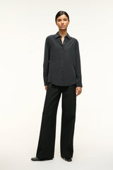 ROXBURY SILK SHIRT BLACK - STAUD near me