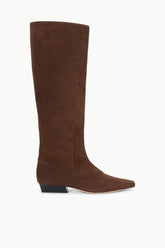 WALLY FLAT BOOT MAHOGANY SUEDE - STAUD for sale