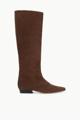 WALLY FLAT BOOT MAHOGANY SUEDE - STAUD for sale