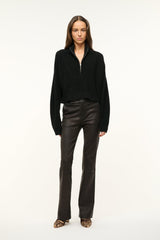CASHMERE CROPPED HAMPTON SWEATER BLACK - STAUD near me