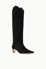 WESTERN WALLY BOOT BLACK SUEDE - STAUD sale