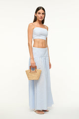 SHIRLEY RAFFIA MINI BUCKET NATURAL TAN - STAUD US