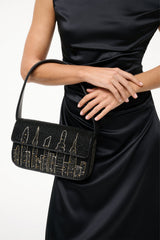 TOMMY BEADED BAG NYC SKYLINE - STAUD outlet