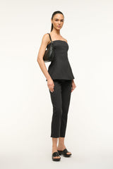 PINE SHOULDER BAG BLACK - STAUD sale
