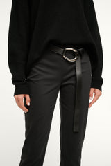 30MM WRAP BELT BLACK SILVER - STAUD online