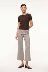EASY CASHMERE TEE DARK CHOCOLATE - STAUD US