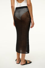 INES SKIRT BLACK - STAUD online