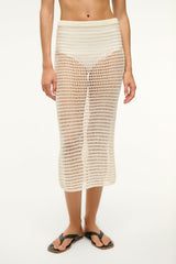 INES SKIRT IVORY - STAUD near me