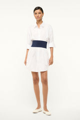MICHELLE DRESS WHITE NAVY - STAUD online