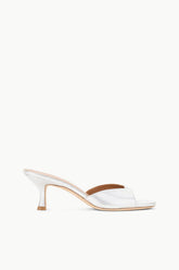 BRIGITTE MULE SILVER SATIN - STAUD sale